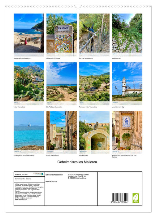 Geheimnisvolles Mallorca (CALVENDO Premium Wandkalender 2025)