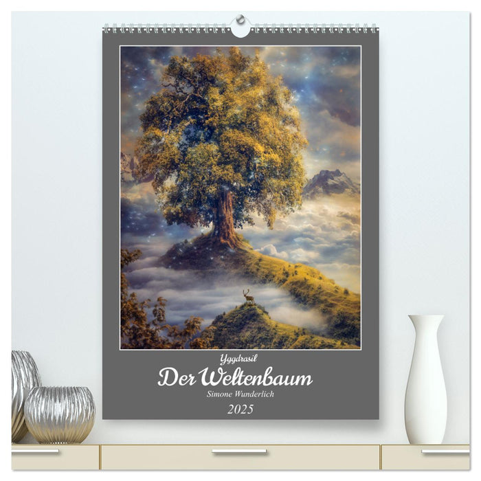 Yggdrasil - Der Baum des Lebens (CALVENDO Premium Wandkalender 2025)