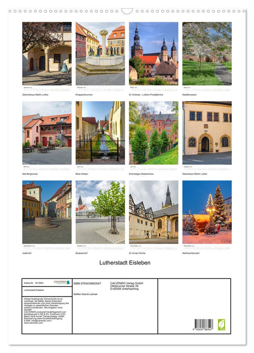 Lutherstadt Eisleben (CALVENDO Wandkalender 2025)