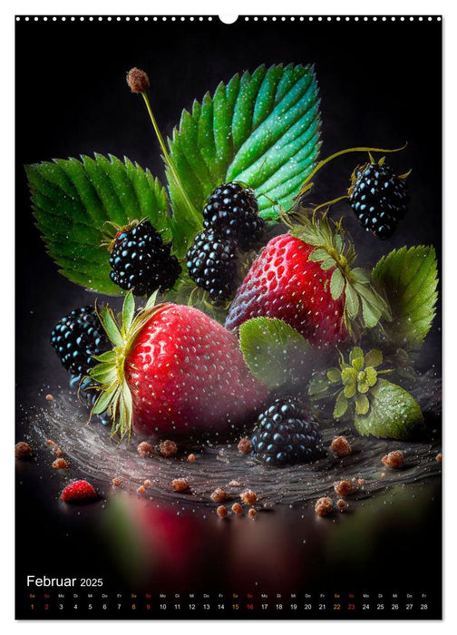 Coole Früchte (CALVENDO Premium Wandkalender 2025)