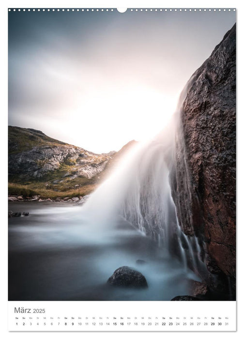 Die Lofoten – Landschaftsfotografien aus Nordnorwegen (CALVENDO Premium Wandkalender 2025)