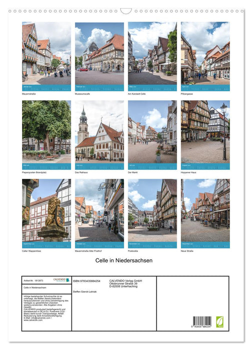 Celle in Niedersachsen (CALVENDO Wandkalender 2025)