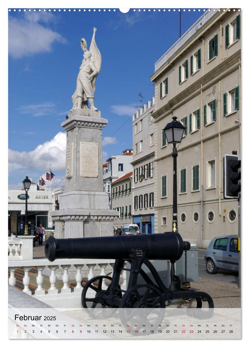 Gibraltar - Britische Kolonie am Mittelmeer (CALVENDO Wandkalender 2025)