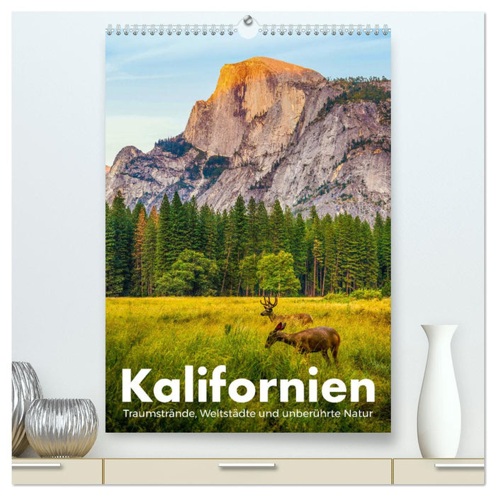 Kalifornien - Traumstrände, Weltstädte und unberührte Natur (CALVENDO Premium Wandkalender 2025)