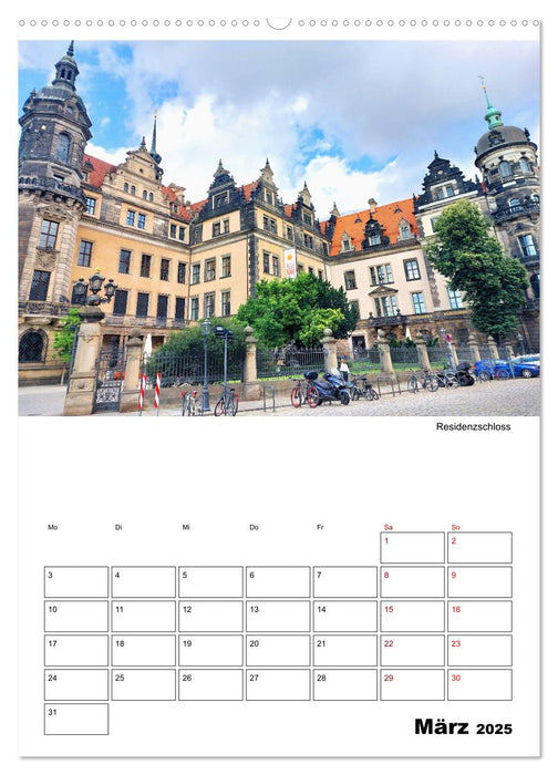 Prachtvolles Dresden (CALVENDO Premium Wandkalender 2025)