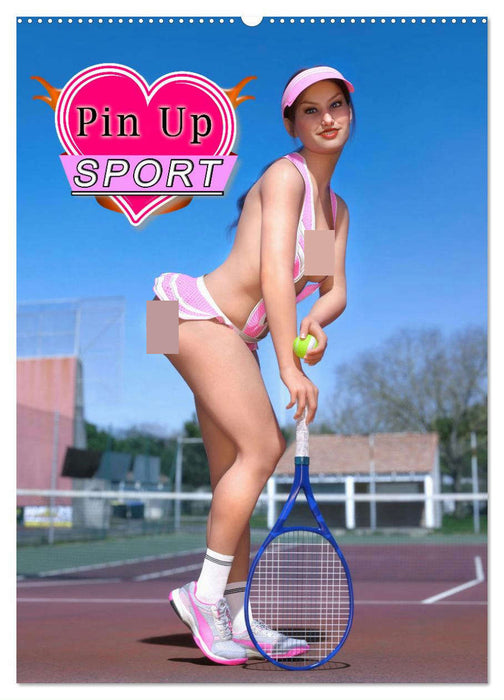 Pin Up Sport (CALVENDO Wandkalender 2025)