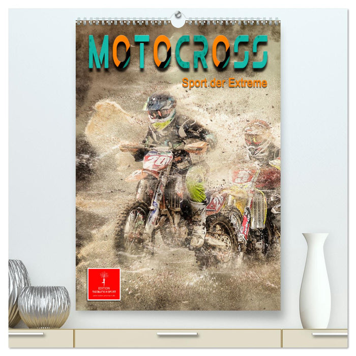 Motocross - Sport der Extreme (CALVENDO Premium Wandkalender 2025)