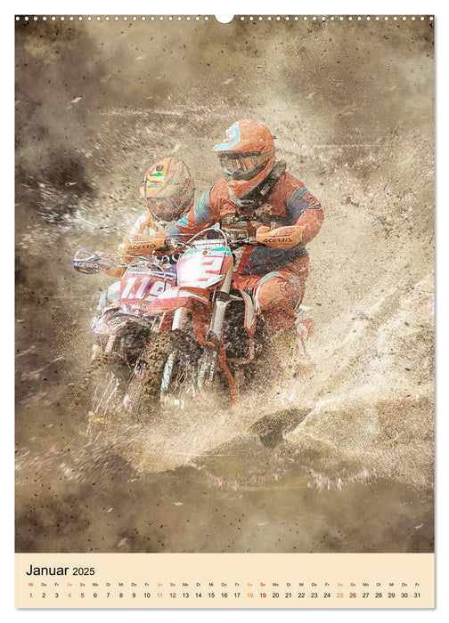 Motocross - Sport der Extreme (CALVENDO Premium Wandkalender 2025)