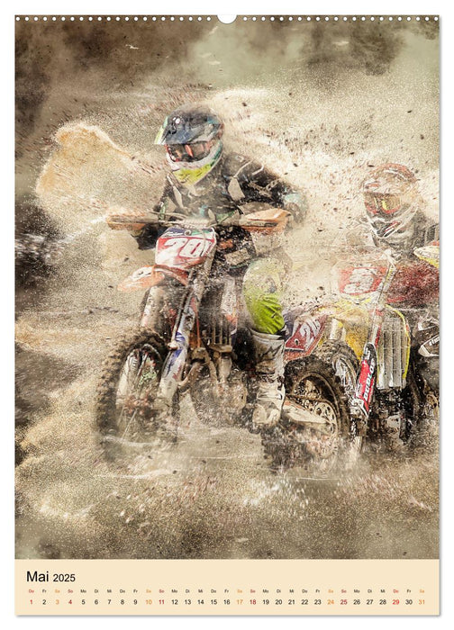 Motocross - Sport der Extreme (CALVENDO Premium Wandkalender 2025)