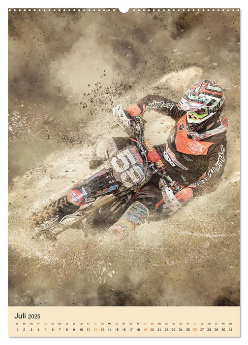 Motocross - Sport der Extreme (CALVENDO Premium Wandkalender 2025)