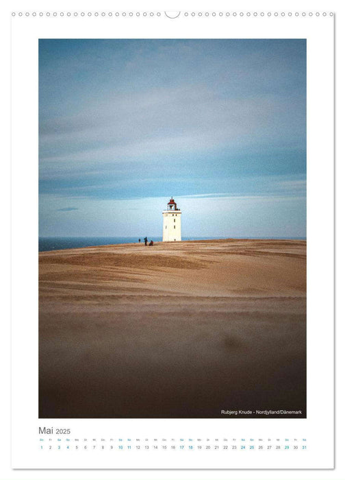 Leuchttürme an der Nordseeküste (CALVENDO Premium Wandkalender 2025)