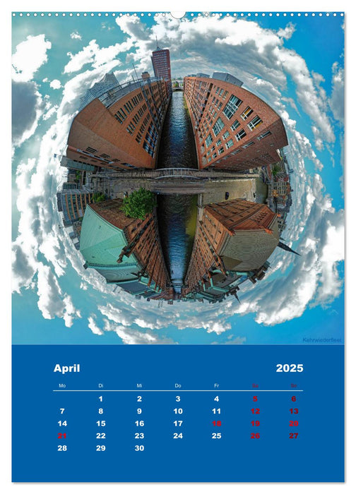 Planet Hafencity - Universum Hamburg (CALVENDO Premium Wandkalender 2025)