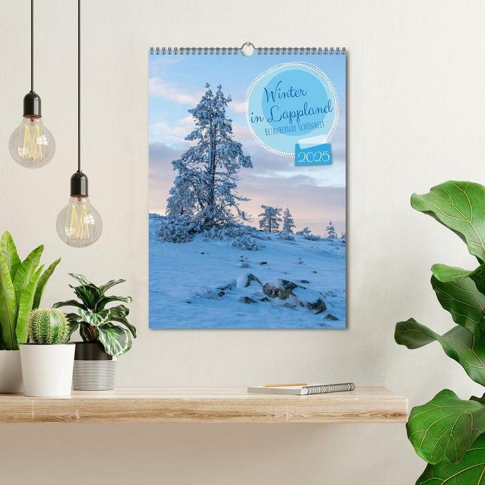 Winter in Lappland - Bezaubernde Schönheit (CALVENDO Wandkalender 2025)