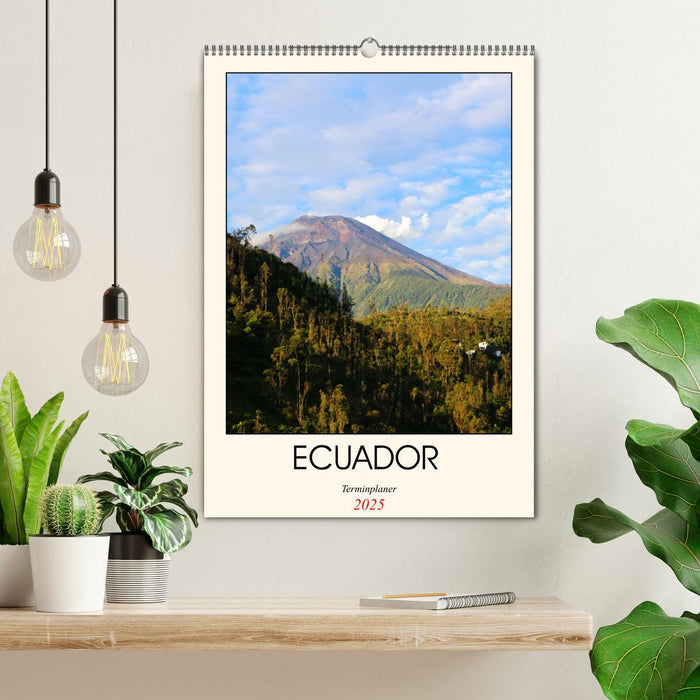 Ecuador - Terminplaner (CALVENDO Wandkalender 2025)