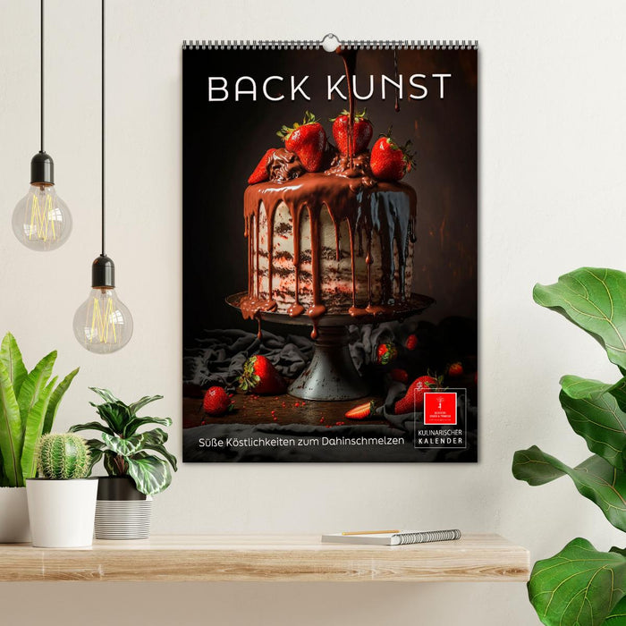 Back Kunst - Süße Köstlichkeiten zum Dahinschmelzen (CALVENDO Wandkalender 2025)