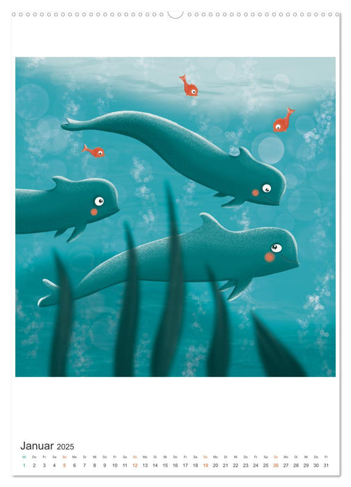 SAVE OUR OCEANS - Ursprung allen Lebens (CALVENDO Premium Wandkalender 2025)