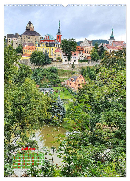 Loket - Idyllisches Städtchen in Tschechien (CALVENDO Premium Wandkalender 2025)