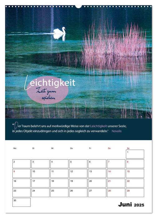 Zitate Wegbegleiter, mit Sprüchen durch das Jahr by VogtArt (CALVENDO Premium Wandkalender 2025)