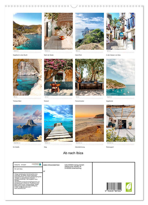 Ab nach Ibiza (CALVENDO Premium Wandkalender 2025)