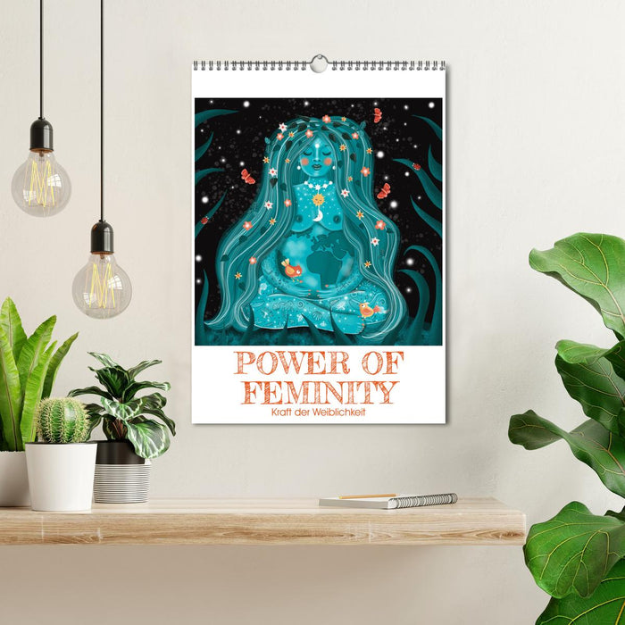 POWER OF FEMINITY - Kraft der Weiblichkeit (CALVENDO Wandkalender 2025)