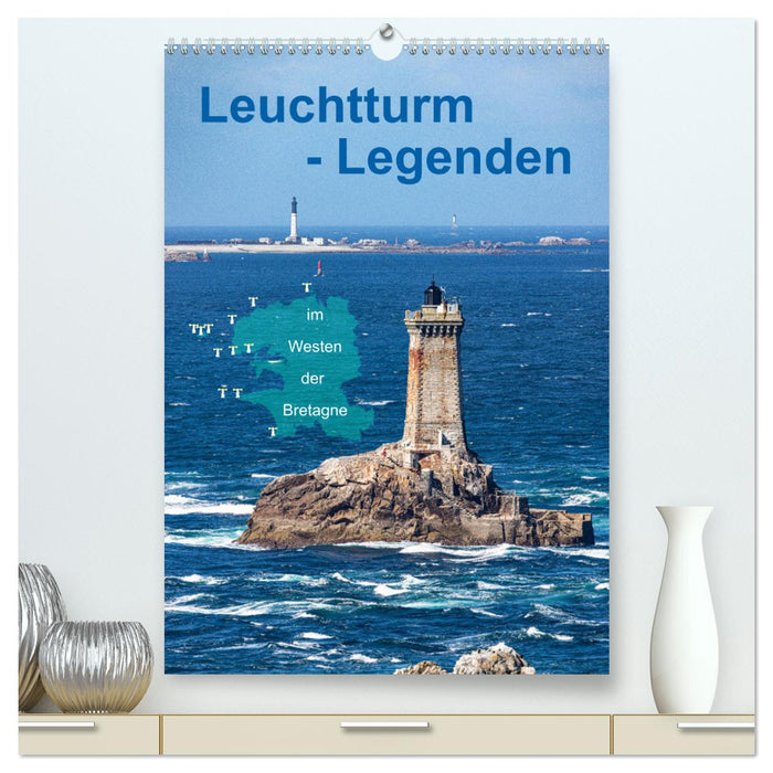 Leuchtturm-Legenden im Westen der Bretagne (CALVENDO Premium Wandkalender 2025)