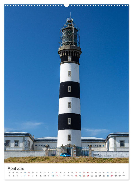 Leuchtturm-Legenden im Westen der Bretagne (CALVENDO Premium Wandkalender 2025)