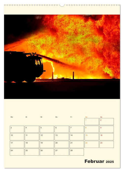 Feuerwehr - der Kalender (CALVENDO Wandkalender 2025)