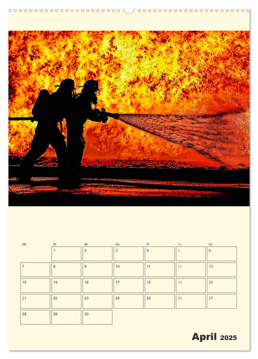 Feuerwehr - der Kalender (CALVENDO Wandkalender 2025)