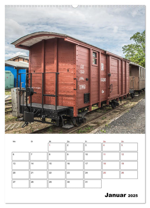 Klein- und Privatbahn Museum Gramzow (CALVENDO Premium Wandkalender 2025)