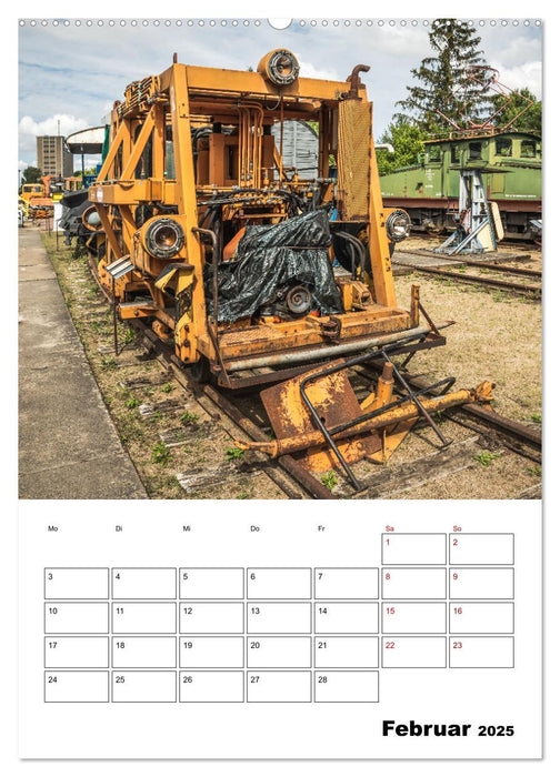 Klein- und Privatbahn Museum Gramzow (CALVENDO Premium Wandkalender 2025)