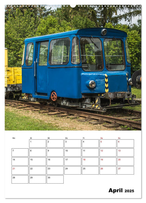 Klein- und Privatbahn Museum Gramzow (CALVENDO Premium Wandkalender 2025)