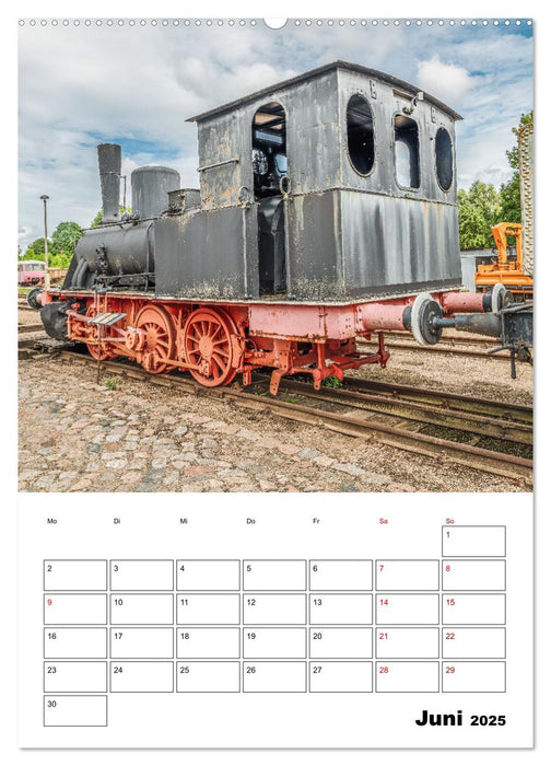 Klein- und Privatbahn Museum Gramzow (CALVENDO Premium Wandkalender 2025)