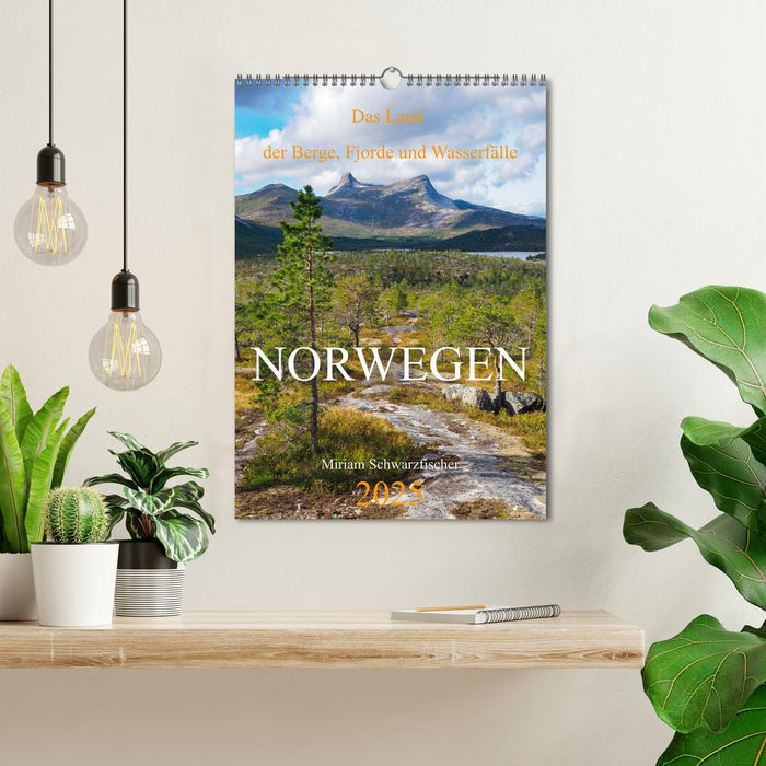 Norwegen - Das Land der Berge, Fjorde und Wasserfälle (CALVENDO Wandkalender 2025)