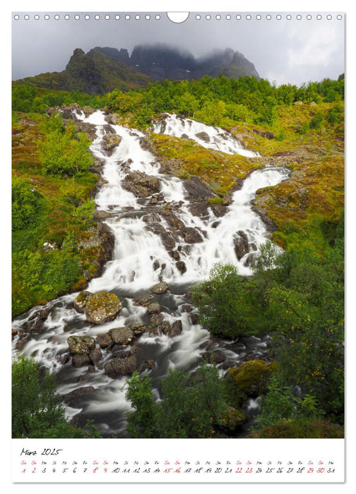 Norwegen - Das Land der Berge, Fjorde und Wasserfälle (CALVENDO Wandkalender 2025)