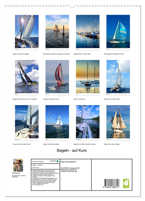 Segeln - auf Kurs (CALVENDO Premium Wandkalender 2025)