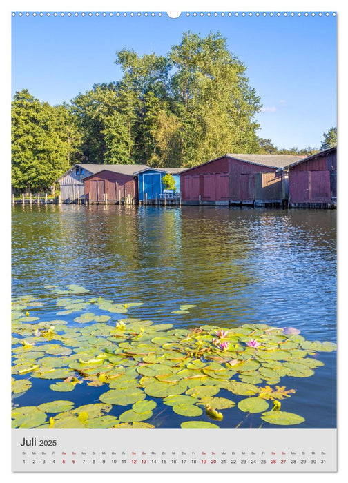 An den großen Seen der Mecklenburgischen Seenplatte (CALVENDO Premium Wandkalender 2025)