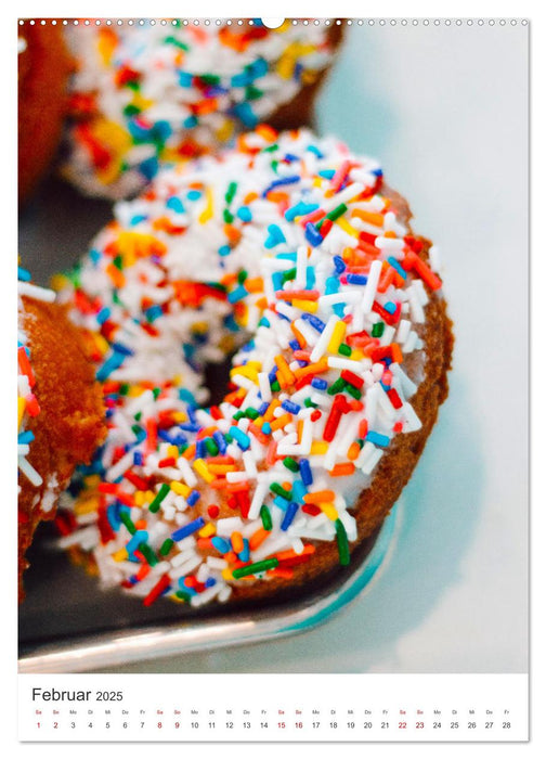 Donuts - Die runden Gaumenfreuden. (CALVENDO Wandkalender 2025)