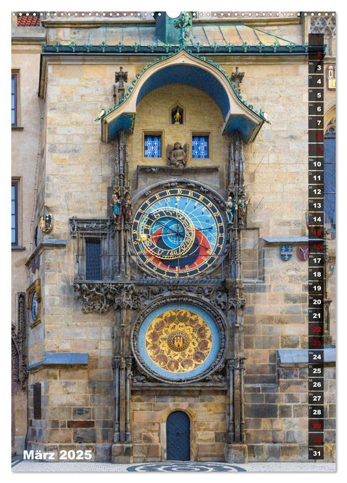 PRAG Historisches Stadtherz (CALVENDO Premium Wandkalender 2025)