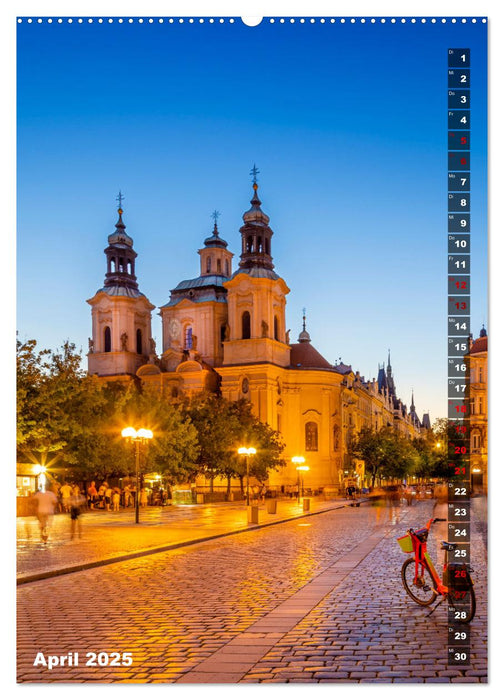 PRAG Historisches Stadtherz (CALVENDO Premium Wandkalender 2025)