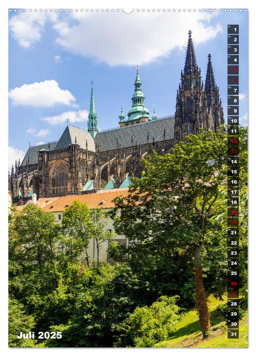 PRAG Historisches Stadtherz (CALVENDO Premium Wandkalender 2025)