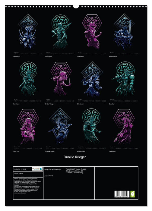 Dunkle Krieger (CALVENDO Wandkalender 2025)