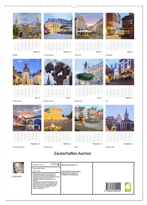 Zauberhaftes Aachen (CALVENDO Premium Wandkalender 2025)