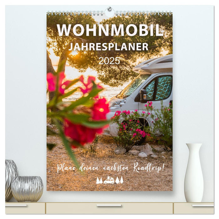 Wohnmobil Jahresplaner (CALVENDO Premium Wandkalender 2025)