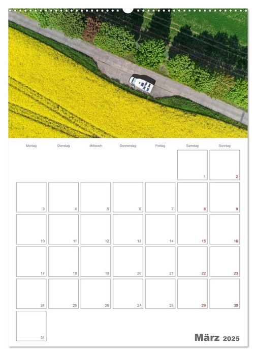 Wohnmobil Jahresplaner (CALVENDO Premium Wandkalender 2025)