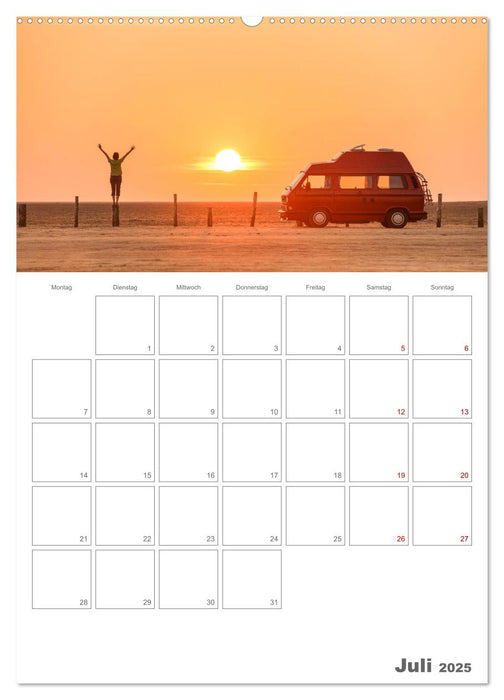 Vanlife Jahresplaner (CALVENDO Premium Wandkalender 2025)