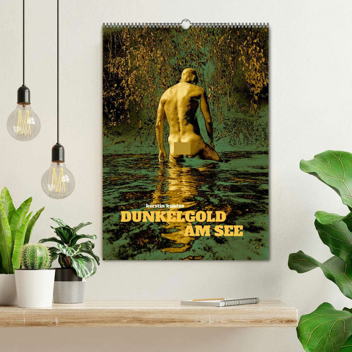 DUNKELGOLD AM SEE (CALVENDO Wandkalender 2025)