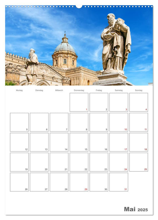 Palermo - Reiseziel auf Sizilien (CALVENDO Premium Wandkalender 2025)