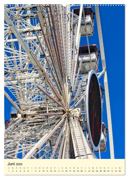 Riesenrad - hoch hinaus (CALVENDO Premium Wandkalender 2025)