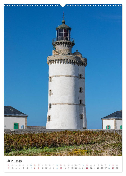 Leuchtturm-Legenden im Westen der Bretagne (CALVENDO Wandkalender 2025)