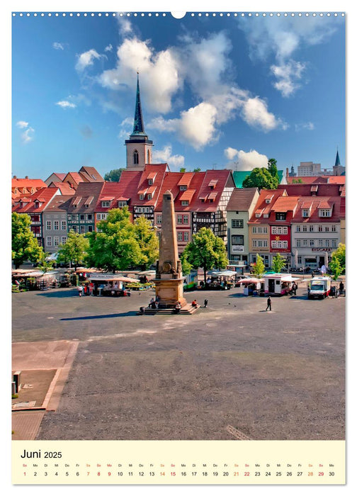 Geliebtes Erfurt (CALVENDO Premium Wandkalender 2025)